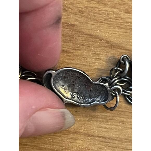 Vintage Sterling Bracelet with 12 Charms 925 Travel Souvenir 26.47 gr - Picture 9 of 11